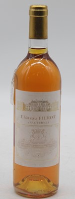 Lot 1211 - Château Filhot, 1990, Sauternes, one bottle