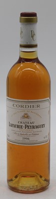 Lot 1213 - Château Lefaurie-Peyraguey, 1996, Sauternes,...