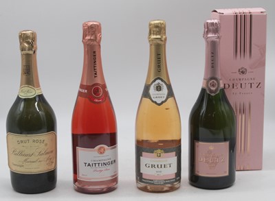 Lot 1217 - Deutz NV Rosé Brut Champagne, one bottle in...