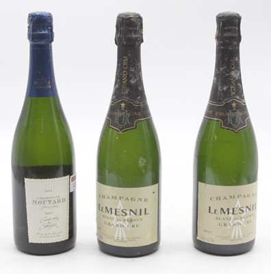 Lot 1225 - Moutard, 2004, Brut Champagne, one bottle; Le...