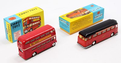 Lot 1306 - 2 Corgi Toys boxed buses comprising No. 468...