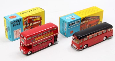 Lot 1306 - 2 Corgi Toys boxed buses comprising No. 468...