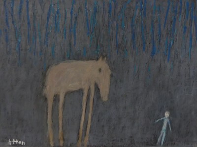 Lot 174 - Andrew Litten (b.1970) - The Boy and the Horse,...