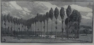 Lot 233 - Gwen Raverat (1885-1957) - Poplar Trees,...