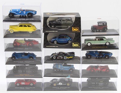 Lot 1855 - 16 Ixo plastic cased 1/43 scale diecast to...