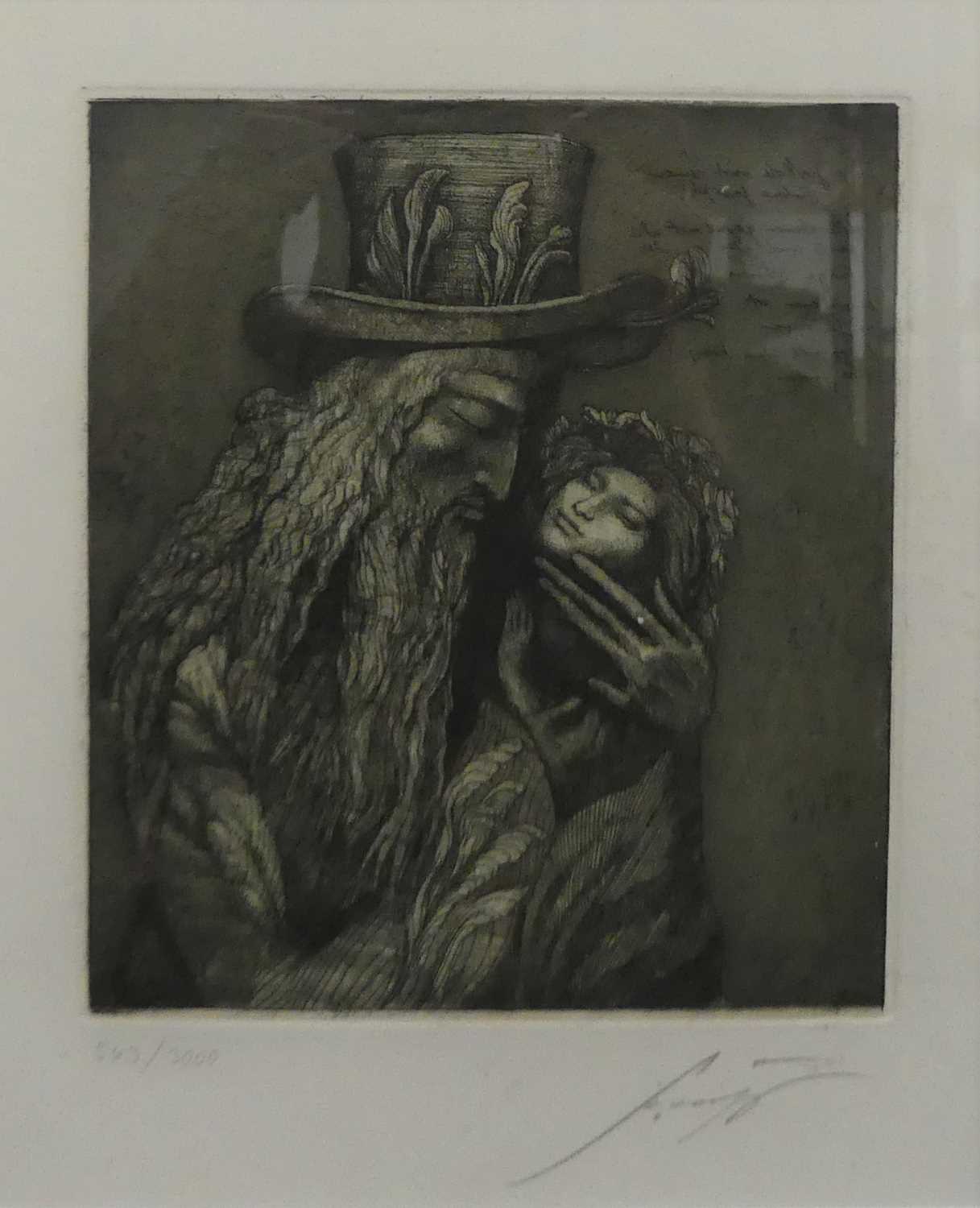 Lot 221 - Ernst Fuchs (1930-2015) - Jacob and Joseph,...