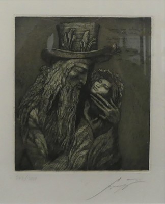 Lot 221 - Ernst Fuchs (1930-2015) - Jacob and Joseph,...