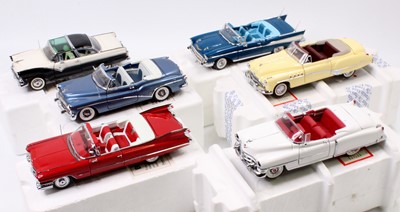 Lot 1934 - Six various Franklin Mint 1/24 scale diecast...