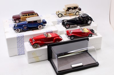 Lot 1938 - Six various Franklin Mint 1/24 scale diecast...