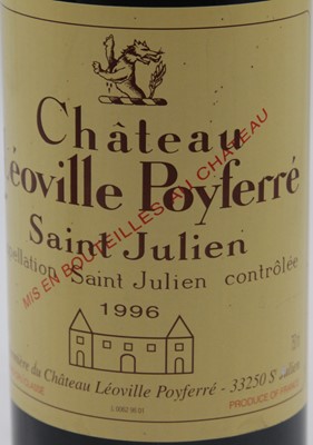 Lot 1083 - Château Leoville Poyferre, 1996, Saint-Julian,...