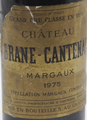 Lot 1088 - Château Brain-Cantenac, 1975, Margaux, one bottle
