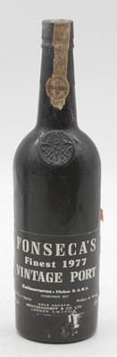 Lot 1308 - Fonseca Finest vintage port, 1977, one bottle