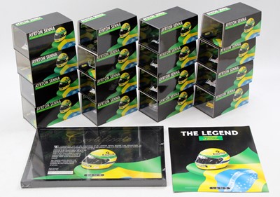 Lot 1946 - A collection of 16 Minichamps Ayrton Senna...