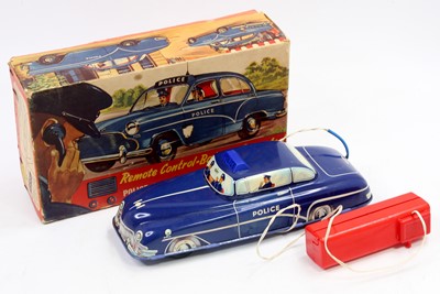 Lot 1547 - A Welsotoys No. 141 tinplate and remote...