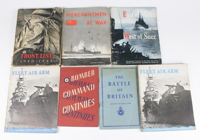 Lot 715 - A large collection of military related...