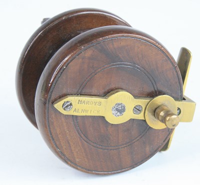 Lot 838 - An early 20th century Hardy 3" mahogany centre...