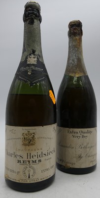 Lot 1235 - Charles Heidsieck, 1945, extra dry champagne,...