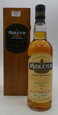 Lot 1412 - Midleton very rare Irish whiskey, bottled 1999,...