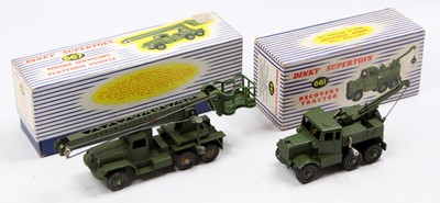 Lot 1159 - 2 boxed Dinky Toys military diecasts...