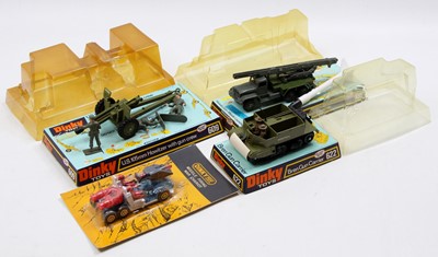 Lot 1212 - Dinky Toys bubble pack military group of 3...