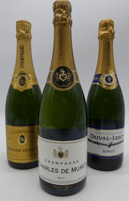 Lot 1236 - Charles de Muret NV brut champagne, one bottle;...