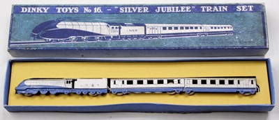 Lot 1191 - A Dinky Toys pre-war No. 16 Silver Jubilee...