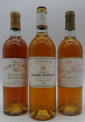 Lot 1240 - Château Lafaurie-Peyraguey, 1996, Sauternes,...