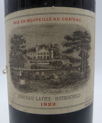 Lot 1093 - Château Lafite Rothschild, 1922, Pauillac, one...