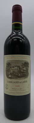 Lot 1100 - Château Lafite Rothschild 'Carruades de Lafite'...