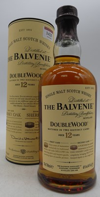 Lot 1425 - The Balvenie aged 12 years Doublewood single...