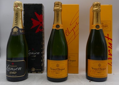 Lot 1242 - Verve Clicquot NV Brut Champagne, two bottles...