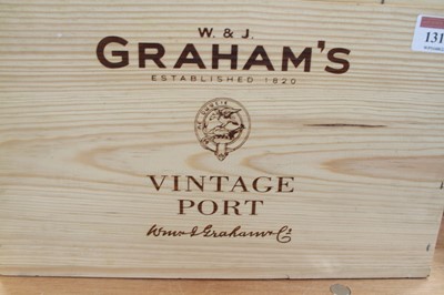 Lot 1314 - Graham's vintage port, 2011, six bottles (OWC)