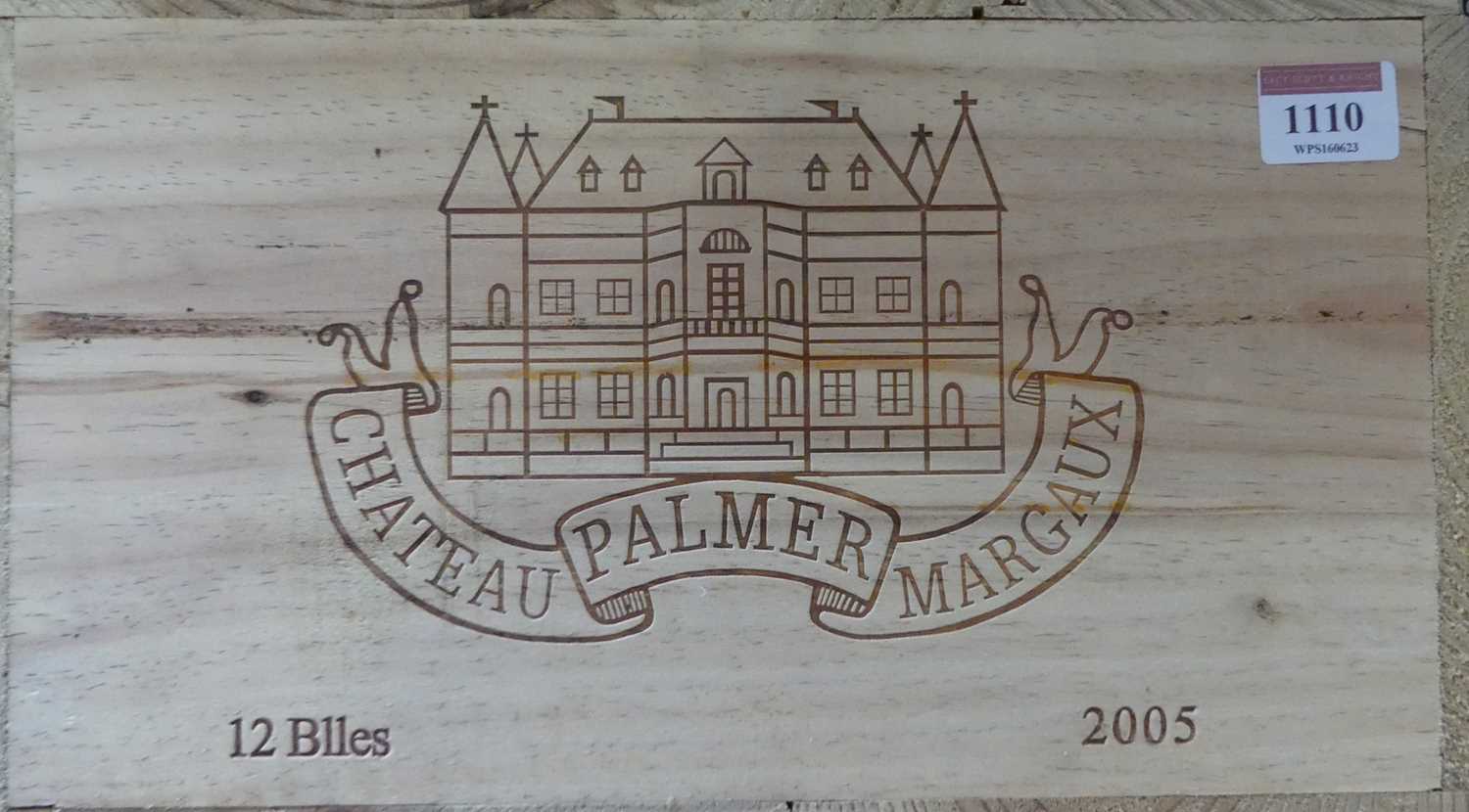 Lot 1110 - Château Palmer, 2005, Margaux, twelve bottles...