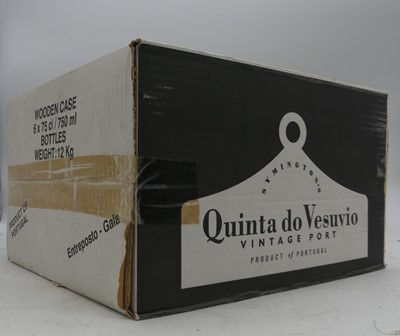 Lot 1319 - Quinta do Vesuvio vintage port, 2003, six...