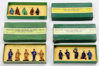 Lot 1193 - 3 Dinky Toys boxed figure sets comprising No....