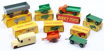 Lot 1225 - Dinky Toys boxed model group of 7 with...