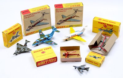 Lot 1224 - A collection of 6 Dinky Toys boxed aircraft...