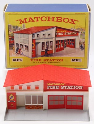 Lot 1337 - A Matchbox Lesney Accessory MF-1 Fire Station...