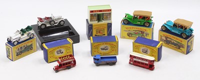 Lot 1387 - A collection of Matchbox Lesney diecasts, with...