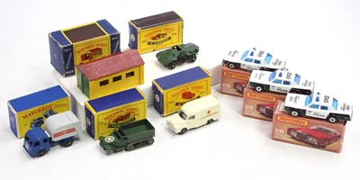 Lot 1357 - A collection of Matchbox Lesney diecasts, with...