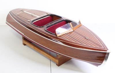 Lot 101 - A scratch-built Chris Craft barrel back...