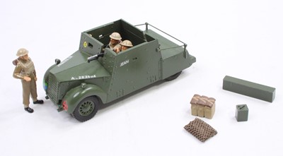 Lot 1497 - A CJB Military Models 1:32 scale white metal...