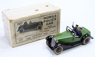 Lot 1494 - Britains Set 1413, Mobile Police Car, 1935...