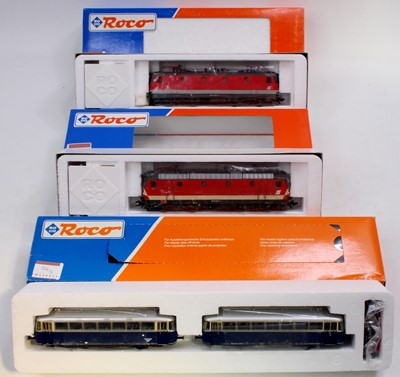 Lot 706 - Roco locomotive group, H0 scale, to include,...