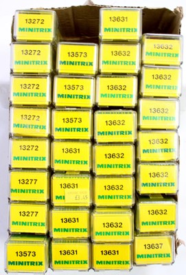 Lot 716 - Minitrix N Gauge group, To include 30 various...