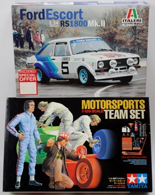 Lot 1781 - An Italeri No. 3655 1/24th scale Ford Escort...