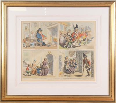 Lot 657 - After James Gillray (British 1756-1815), John...