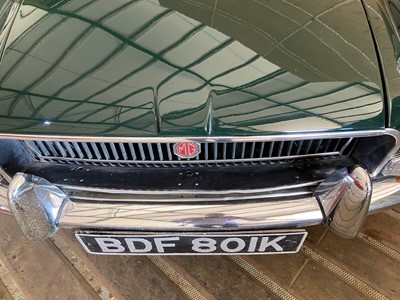 Lot 3012 - A 1972 MG BGT coupe Registration BDF 801K In...
