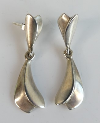 Lot 101 - Per Hertz for Georg Jensen - a pair of...