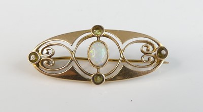 Lot 105 - Murrle Bennett Company - an Art Nouveau 15ct...